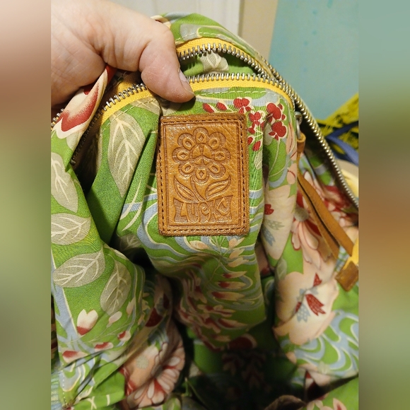 Lucky BRAND vintage Multicolor Tie-Dye Women's Bag Hobo Canvas - Picture 7 of 7